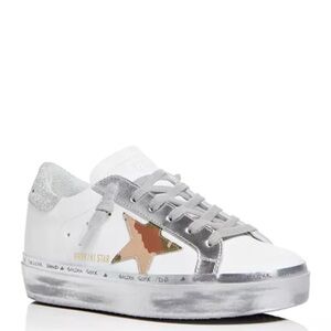 Golden Goose US 11 EU 42 Hi Star Camouflage Star Glitter Sz 42 Hi-Star